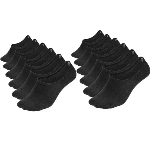 12 Pairs MEN'S NO-SHOW SOCKS SIZE 10-13 - Picture 3 of 10